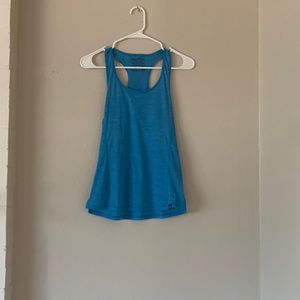 A teal/ blue xs Patagonia racer back tank